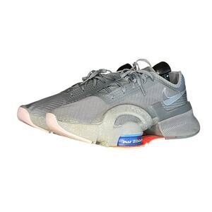 Nike Mens Air Zoom Superrep 3 DC9115-004 Gray Lace-Up Sneakers Shoes Size 9.5